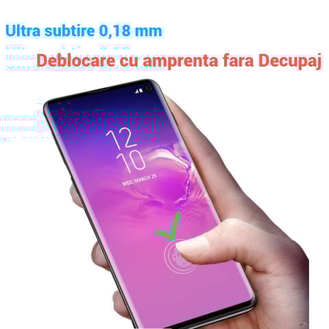 Folie Protectie 0,18 mm Fingerprint Unlock pentru Samsung S21 Plus 5G [1]