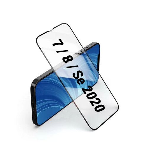 Iphone - Folie Protectie Ecran 10D pentru Iphone 7 / 8 / SE 2020 Negru Fara Ambalaj