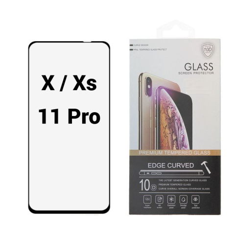 Iphone - Folie Protectie Ecran 10D pentru Iphone X / XS / 11 Pro