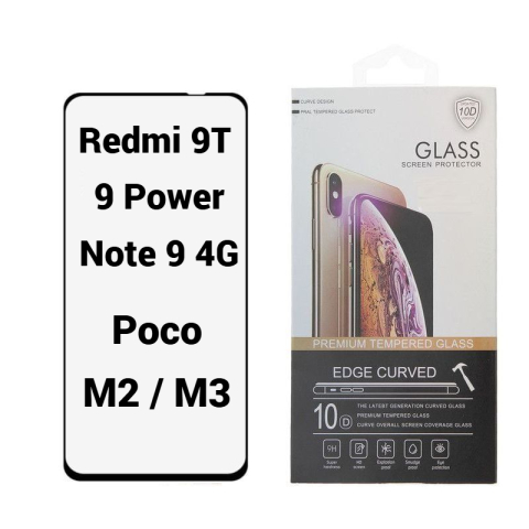 Xiaomi - Folie Protectie Ecran 10D pentru Xiaomi Redmi 9T / 9 Power / Note 9 4G // Poco M3