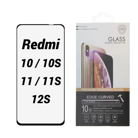 Xiaomi - Folie Protectie Ecran 10D pentru Xiaomi Redmi Note 10 / 10S / 11 / 11S / Note 12S / Poco M4 Pro / M5S