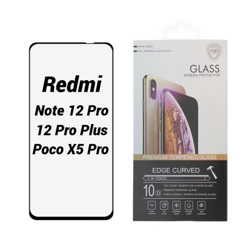 Xiaomi - Folie Protectie Ecran 10D pentru Xiaomi Redmi Note 12 Pro / 12 Pro Plus / Poco X5 Pro