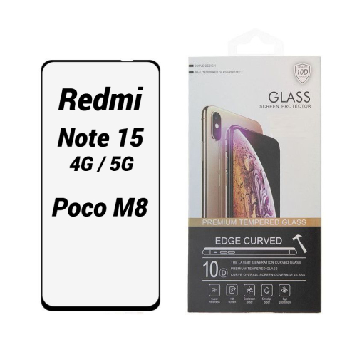 Xiaomi - Folie Protectie Ecran 10D pentru Xiaomi Redmi Note 15 4G / 5G // Poco M8
