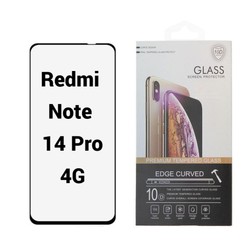 Xiaomi - Folie Protectie Ecran 10D pentru Xiaomi Redmi Redmi Note 14 Pro 4G 24116RACCG