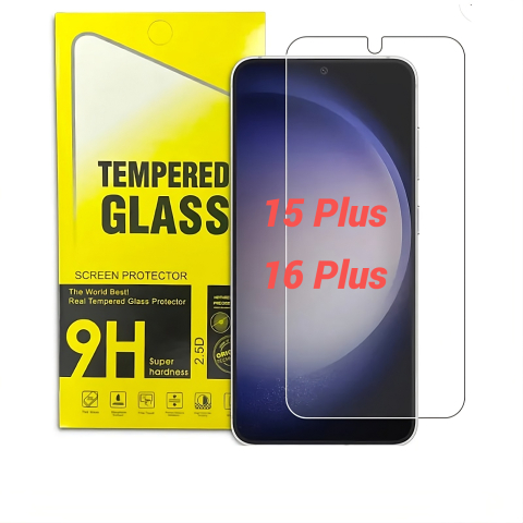 Folii Protectie 9H - Folie Protectie Ecran 9H pentru Iphone 15 Plus / 16 Plus