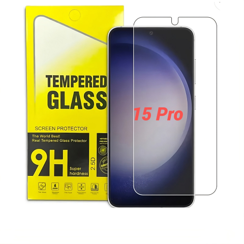 Iphone - Folie Protectie Ecran 9H pentru Iphone 15 Pro