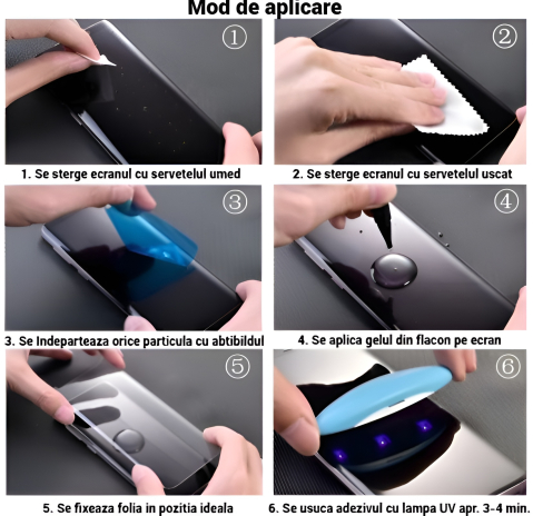 Folie Protectie Ecran cu Gel UV pentru Iphone 12 Pro max [1]