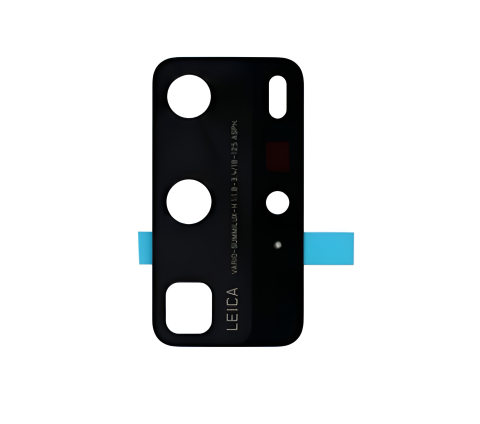 Geam Camera - Geam Camera Spate pentru Huawei p40 pro ELS-NX9, ELS-N04, ELS-AN00, ELS-TN00 negru