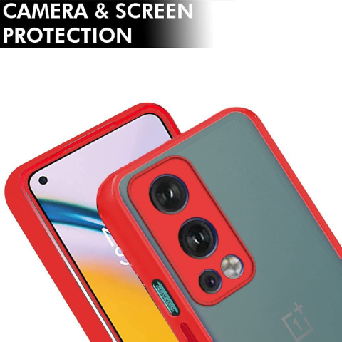 husa butoane colorate iphoone 16 pro rosu colored button [3]