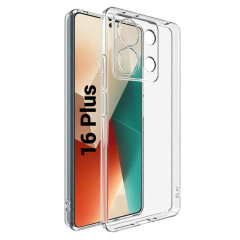 Huse - Husa de silicon 2mm pentru Iphone 16 plus cu protectie camera transparent
