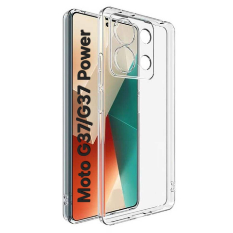 Motorola - Husa de silicon 2mm pentru Motorola G37 / G37 Power G47 cu protectie camera transparent