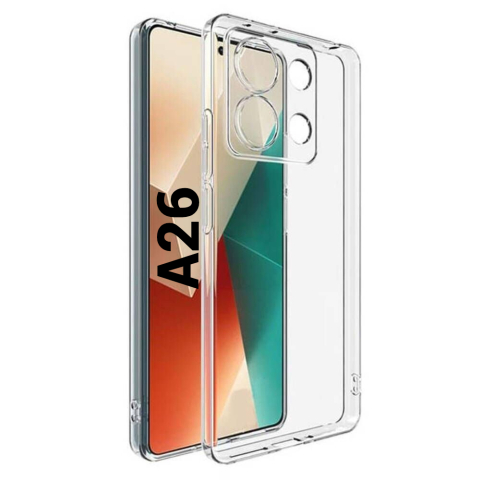 Huse - Husa de silicon 2mm pentru Samsung A26 (A266).cu protectie camera transparent