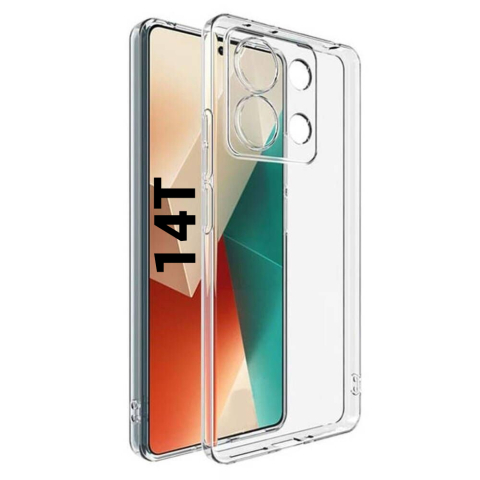 Xiaomi - Husa de silicon 2mm pentru Xiaomi 14T (2406APNFAG). transparent