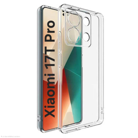 Xiaomi - Husa de silicon 2mm pentru Xiaomi 17T Pro cu protectie camera transparent