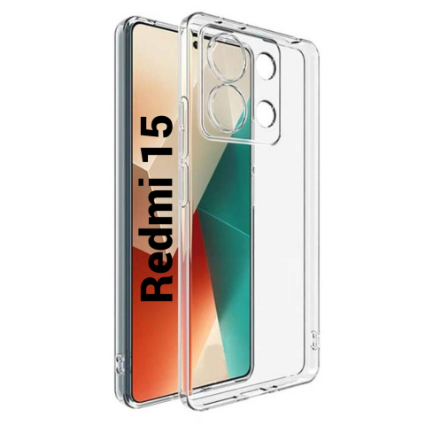 Xiaomi - Husa de silicon 2mm pentru Xiaomi Redmi 15 (25057RN09E). transparent