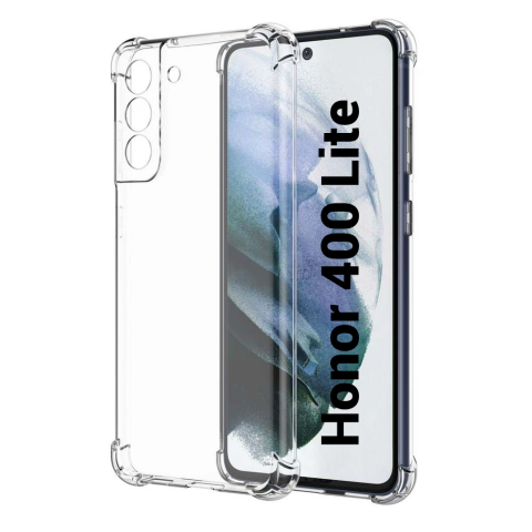 Huawei / Honor - Husa de silicon antisoc pentru Honor 400 Lite (ABR-NX1, ABR-N31C1).transparent floveme