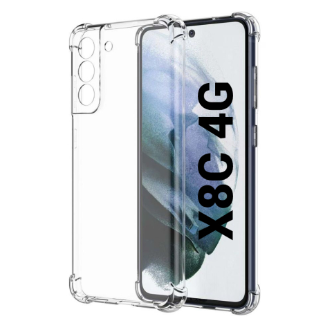 Huawei / Honor - Husa de silicon antisoc pentru Honor X8C 4G Transparent