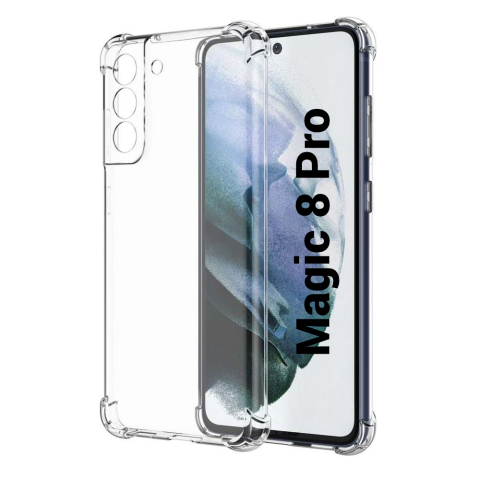 Huawei / Honor - Husa de silicon antisoc pentru Honor Magic 8 Pro Transparent