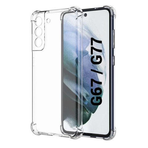 Motorola - Husa de silicon antisoc pentru Motorola G67 / G77 Transparent