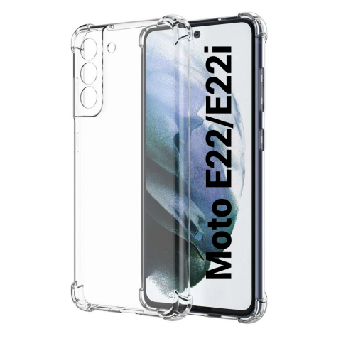Motorola - Husa de silicon antisoc pentru Motorola E22 (XT2239-7). Motorola E22I (XT2239-18 transparent floveme