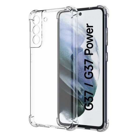 Huse Floveme Transparent - Husa de silicon antisoc pentru Transparent G37 (XT2625-4). Motorola G37 Power (XT2625-3). Motorola G47 5G (XT2625-2). 