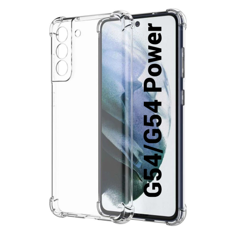 Motorola - Husa de silicon antisoc pentru Motorola G54 (XT2343-1, XT2343-2 Motorola G54 Power (XT2343-6 transparent floveme