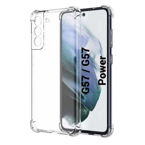 Motorola - Husa de silicon antisoc pentru Motorola G57 / G57 Power / G67 Power Transparent