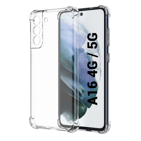 Huse - Husa de silicon antisoc pentru Samsung A16 Transparent