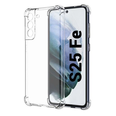 Samsung - Husa de silicon antisoc pentru Samsung S25 Fe (S731). transparent floveme