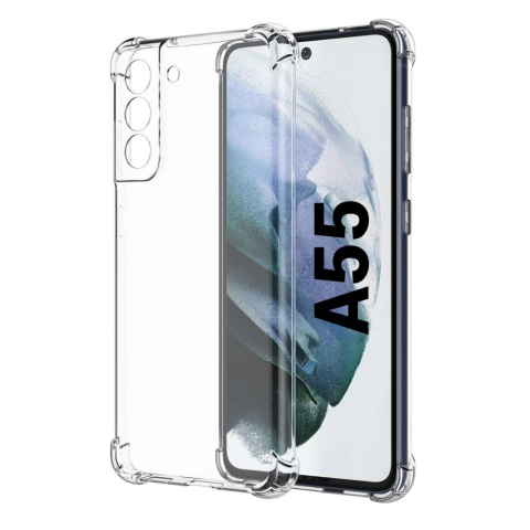 Samsung - Husa de silicon antisoc pentru sansung a55 5g a556  transparent floveme