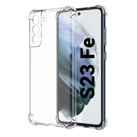 Huse Floveme Transparent - Husa de silicon antisoc pentru sansung s23 fe s711  transparent floveme