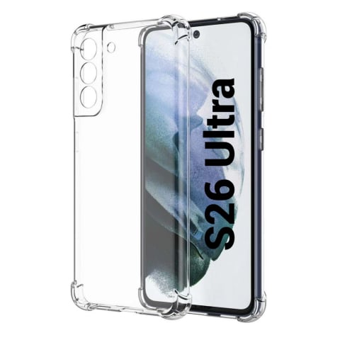 Samsung - Husa de silicon antisoc pentru Samsung S26 Ultra (S948).  transparent floveme