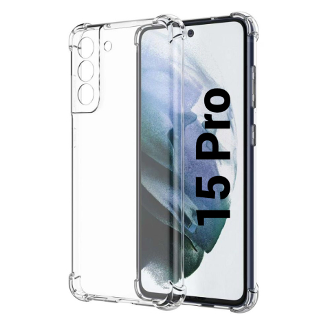 Xiaomi - Husa de silicon antisoc pentru Xiaomi 15 Pro (24101PNB7C, 2410DPN6CC).  transparent floveme