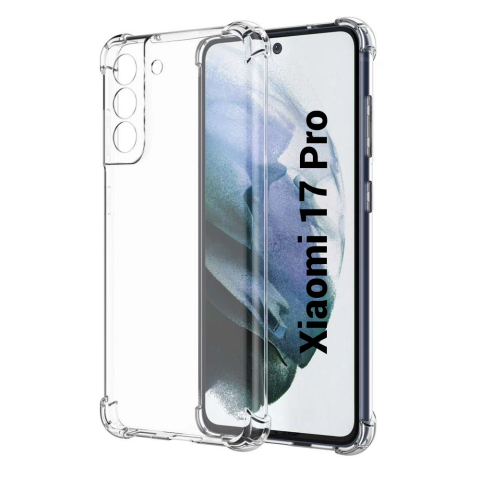 Xiaomi - Husa de silicon antisoc pentru Xiaomi 17 Pro Transparent