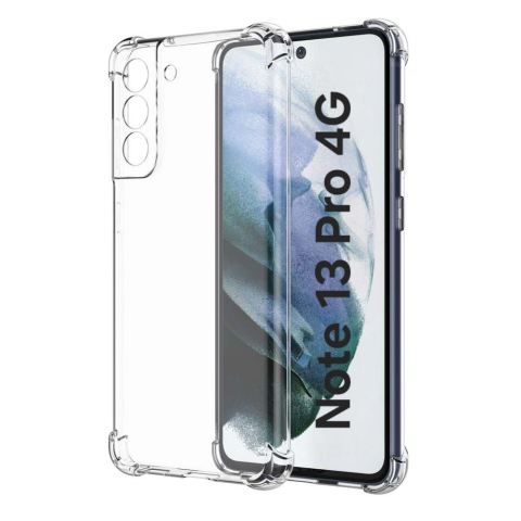Xiaomi - Husa de silicon antisoc pentru Xiaomi Redmi Note 13 Pro 4G / Note 14S 4G Transparent