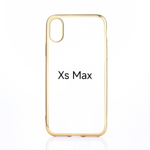 Huse - Husa de Silicon Hybrid pentru Iphone xs max auriu