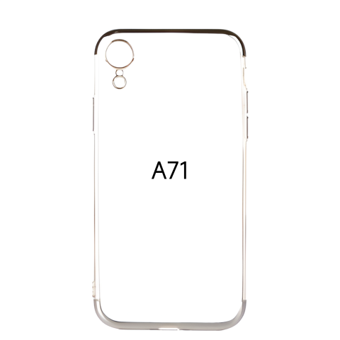 Samsung - Husa de Silicon Hybrid pentru samsung A71 a715 argintiu