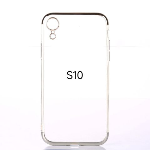 Samsung - Husa de Silicon Hybrid pentru samsung s10 g973 argintiu