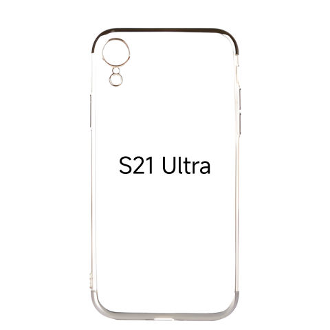 Samsung - Husa de Silicon Hybrid pentru samsung s21 ultra g998 argintiu