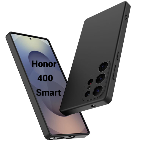 Huse - Husa de silicon ultra slim pentru Honor 400 Smart (LGN-NX1). Honor X7D 4G (LGN-LX1). Honor X7D 5G (LGN-LX1). negru candy