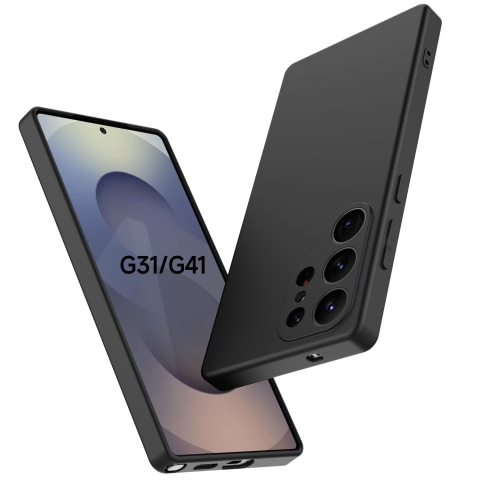 Motorola - Husa de silicon Matt pentru Motorola G31 / G41 Negru
