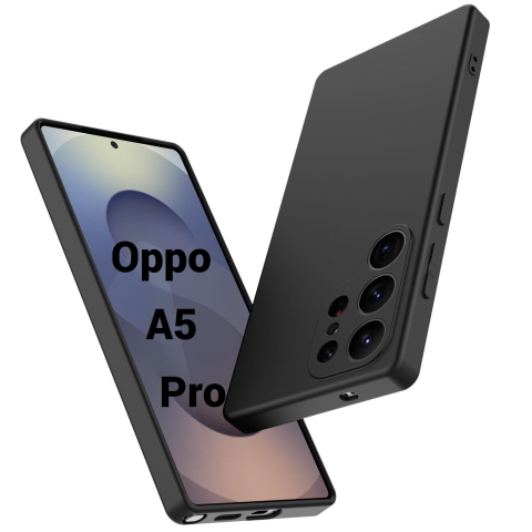 Oppo / Realme - Husa de silicon ultra slim pentru Oppo A5 Pro 5G (CPH2695). negru candy