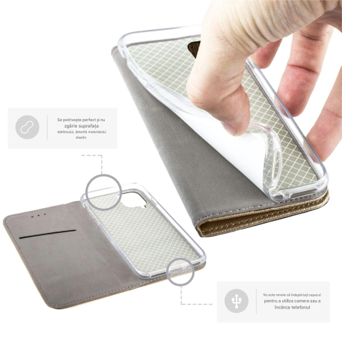 Husa Tip Carte pentru Samsung A27 Auriu [4]