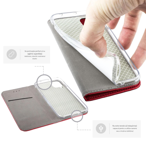 Husa Tip Carte pentru Samsung A27 Rosu [3]