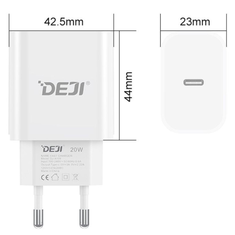 incarcator retea deji a109 20 watt Cablu De Date Type-C - Type-C C16 [4]