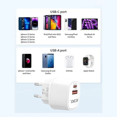 incarcator retea deji a88 33 watt alb [2]