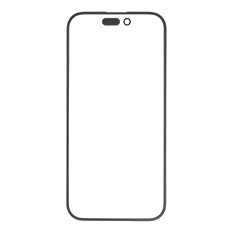 Componente Reconditionare Ecran - Geam Sticla Ecran OCA iphone 14 Pro negru