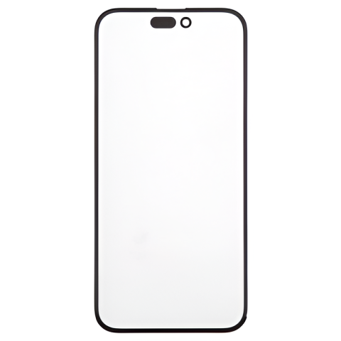 Componente Reconditionare Ecran - Geam Sticla Ecran OCA iphone 15 Plus negru