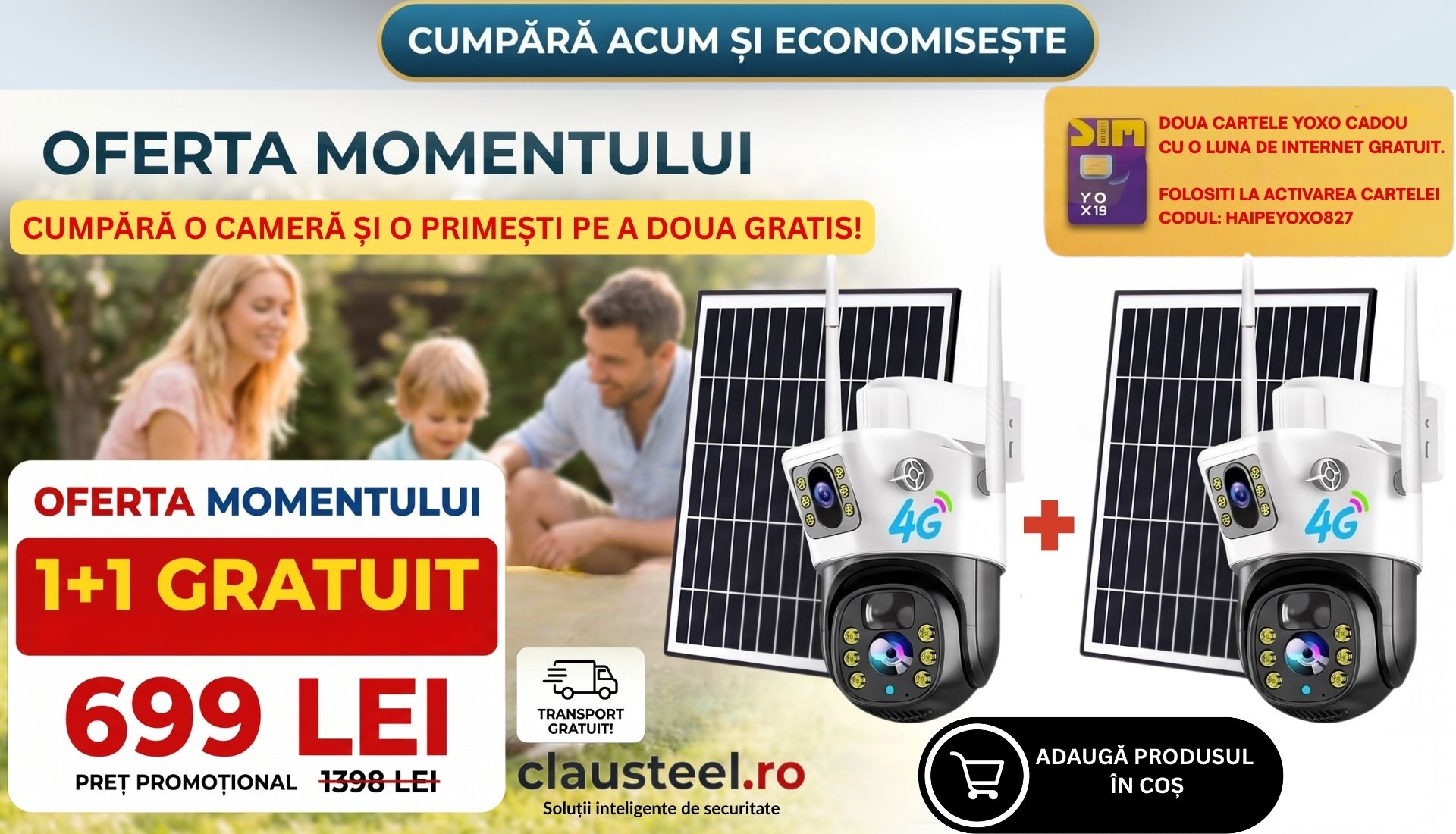 Camere 1+1 GRATIS