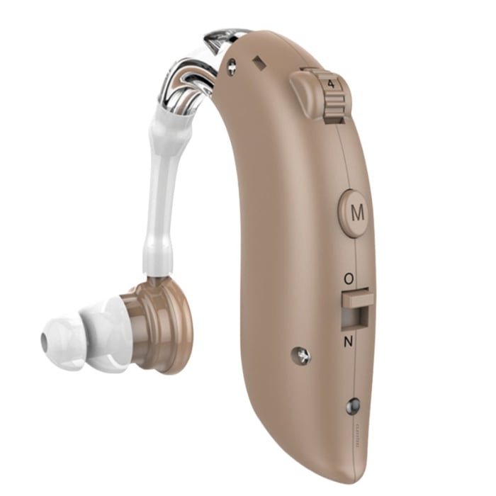 Aparat Auditiv Premium CLAUSTEEL, Reincarcabil, Acumulator incorporat, Carcasa de protectie si 4 adaptoare de ureche incluse, 3 Moduri de functionare, 4 Trepte de volum, Reduce Zgomotul de Fundal, Hip [8]